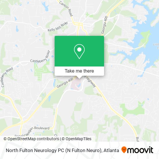 North Fulton Neurology PC (N Fulton Neuro) map