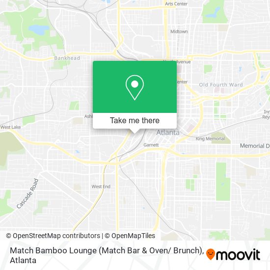 Mapa de Match Bamboo Lounge (Match Bar & Oven/ Brunch)