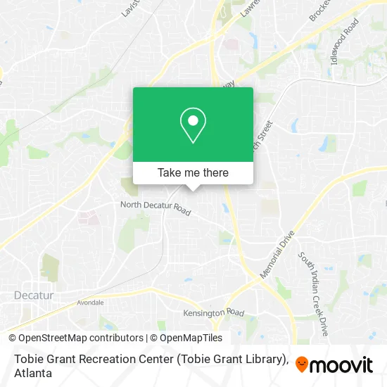 Tobie Grant Recreation Center (Tobie Grant Library) map