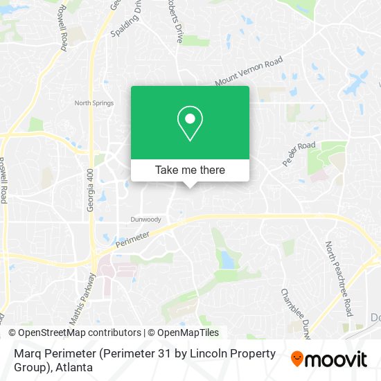 Marq Perimeter (Perimeter 31 by Lincoln Property Group) map