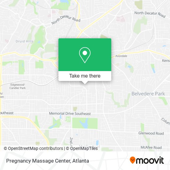 Pregnancy Massage Center map