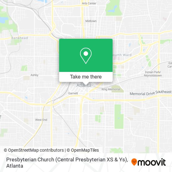 Presbyterian Church (Central Presbyterian XS & Ys) map