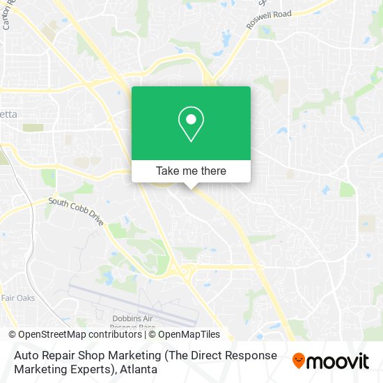 Mapa de Auto Repair Shop Marketing (The Direct Response Marketing Experts)