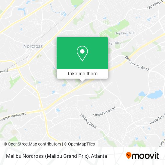 Malibu Norcross (Malibu Grand Prix) map