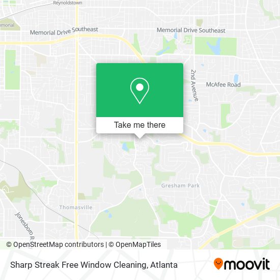 Sharp Streak Free Window Cleaning map