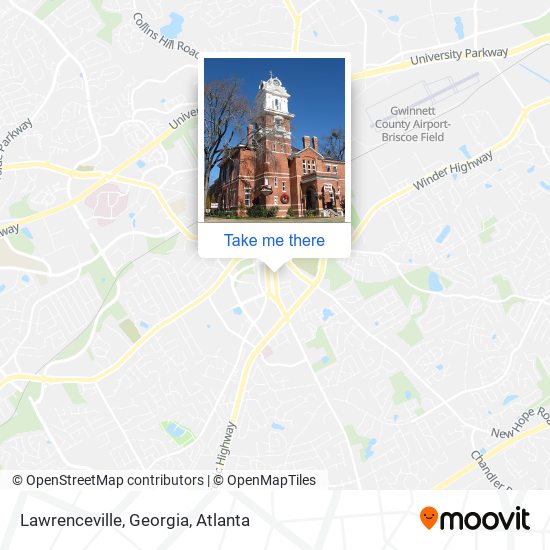 Lawrenceville, Georgia map