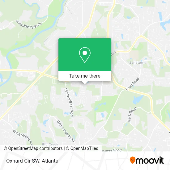 Oxnard Cir SW map