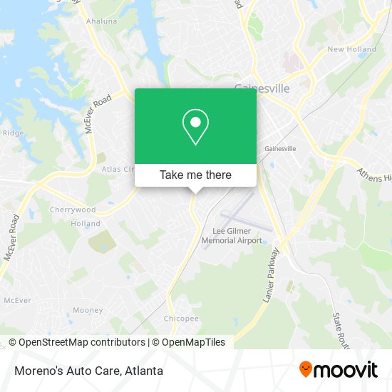 Moreno's Auto Care map