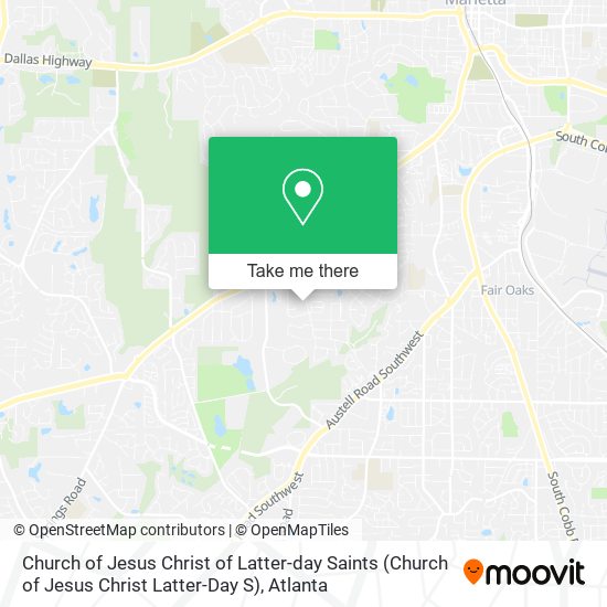 Church of Jesus Christ of Latter-day Saints (Church of Jesus Christ Latter-Day S) map