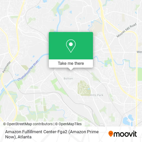 Amazon Fulfillment Center-Fga2 (Amazon Prime Now) map