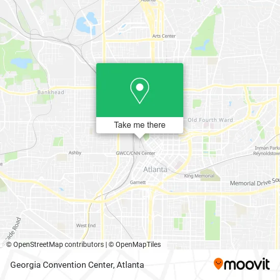 Georgia Convention Center map