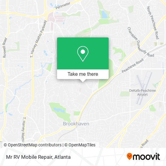 Mr RV Mobile Repair map