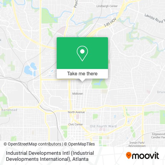 Mapa de Industrial Developments Intl (Industrial Developments International)