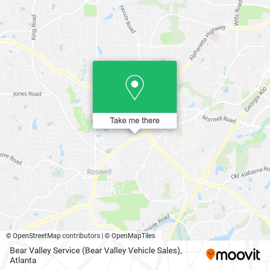 Bear Valley Service (Bear Valley Vehicle Sales) map