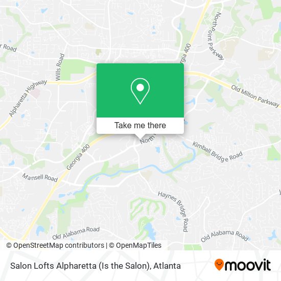 Mapa de Salon Lofts Alpharetta (Is the Salon)