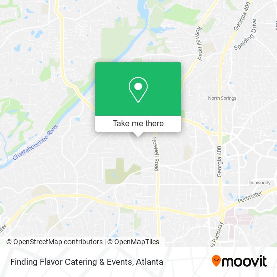 Mapa de Finding Flavor Catering & Events