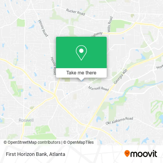 First Horizon Bank map