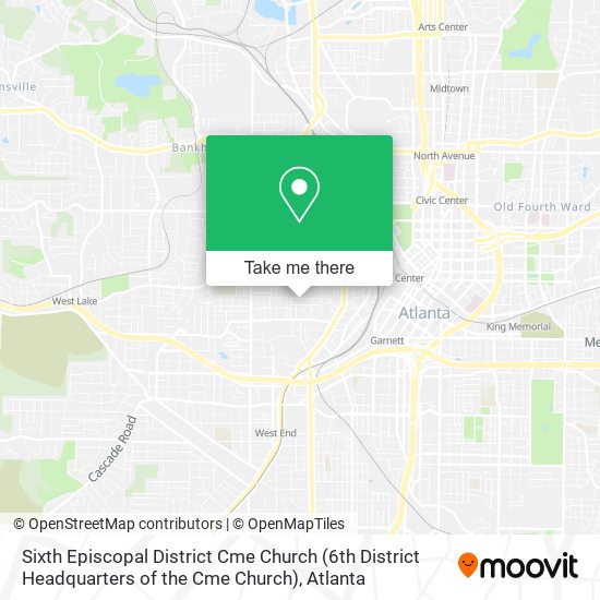 Sixth Episcopal District Cme Church (6th District Headquarters of the Cme Church) map