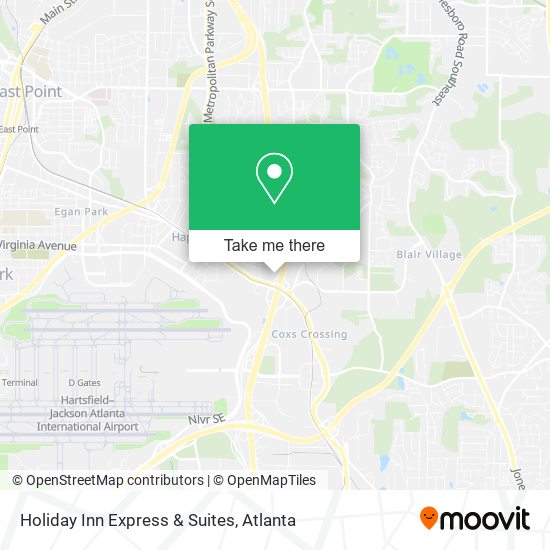 Mapa de Holiday Inn Express & Suites