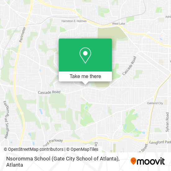 Mapa de Nsoromma School (Gate City School of Atlanta)