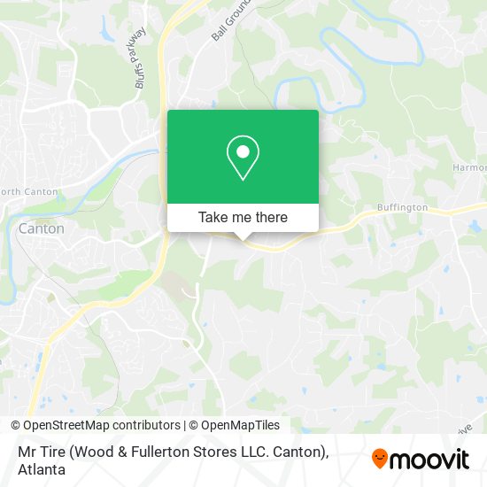 Mapa de Mr Tire (Wood & Fullerton Stores LLC. Canton)