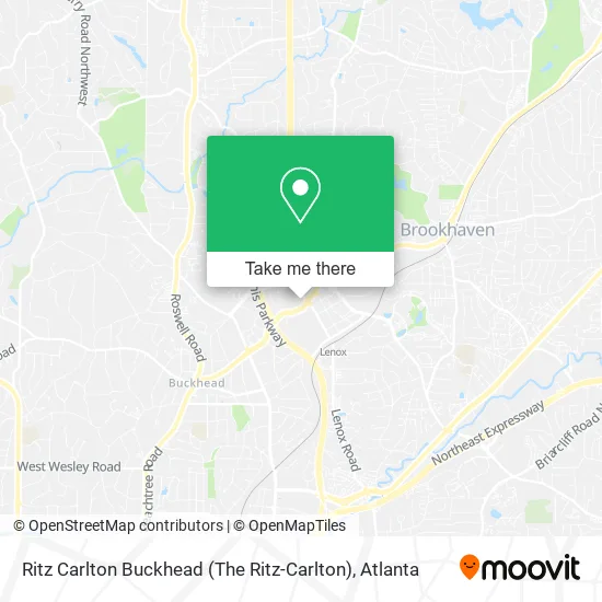 Ritz Carlton Buckhead (The Ritz-Carlton) map