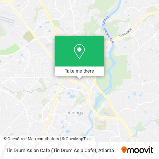 Mapa de Tin Drum Asian Cafe