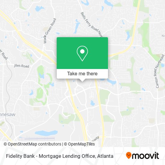 Fidelity Bank - Mortgage Lending Office map