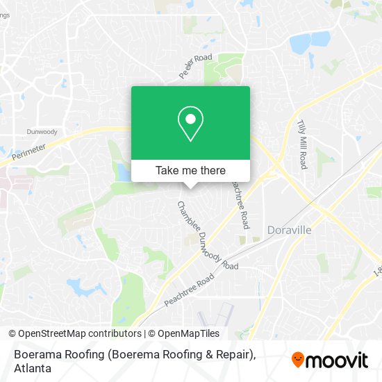 Mapa de Boerama Roofing (Boerema Roofing & Repair)