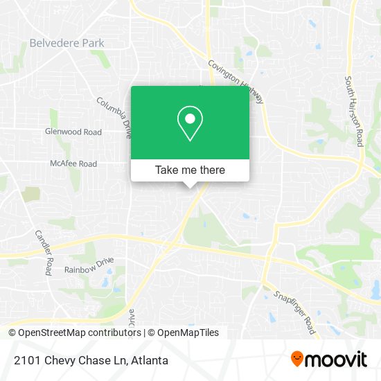 Mapa de 2101 Chevy Chase Ln