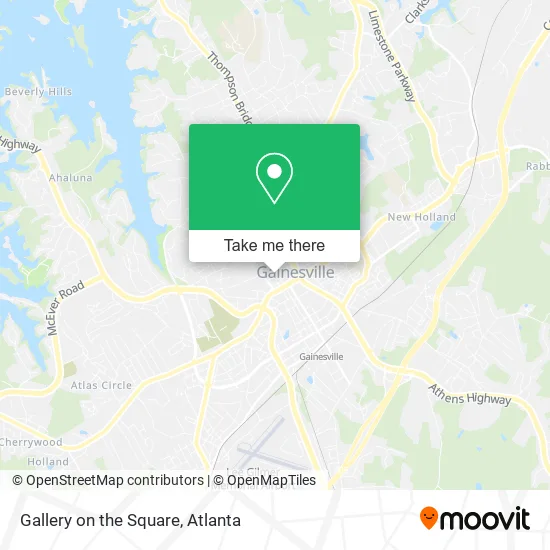 Gallery on the Square map