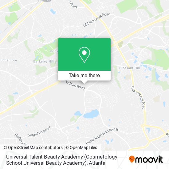 Mapa de Universal Talent Beauty Academy (Cosmetology School Universal Beauty Academy)