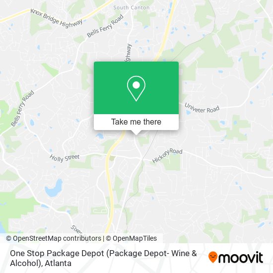 One Stop Package Depot (Package Depot- Wine & Alcohol) map