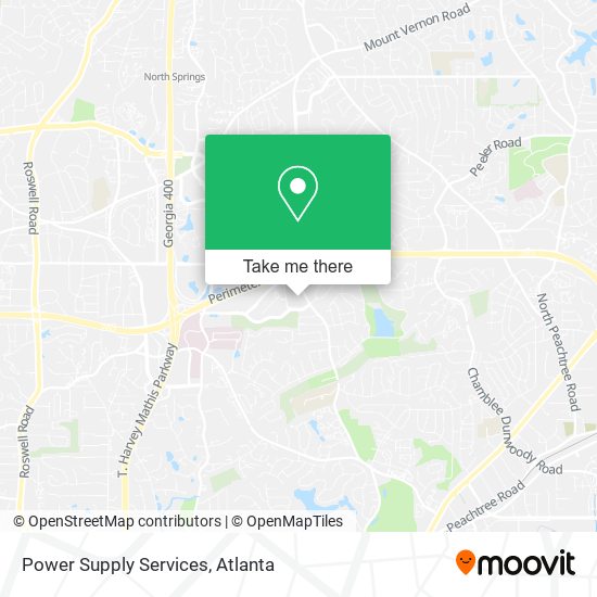Power Supply Services map