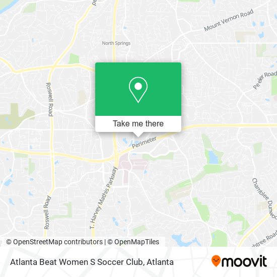 Atlanta Beat Women S Soccer Club map