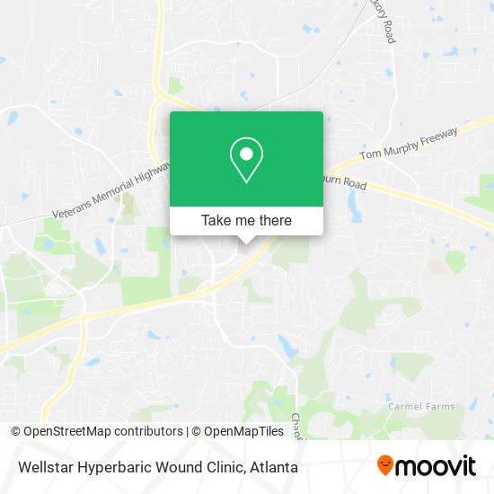 Wellstar Hyperbaric Wound Clinic map