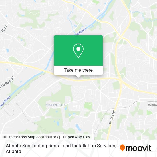 Atlanta Scaffolding Rental and Installation Services map