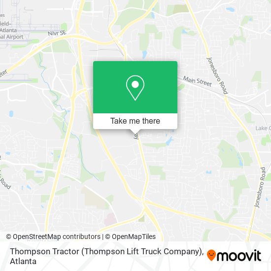 Mapa de Thompson Tractor (Thompson Lift Truck Company)