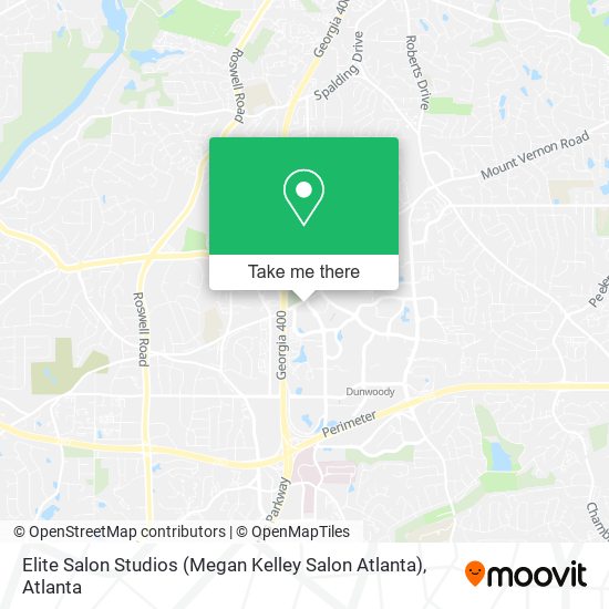 Mapa de Elite Salon Studios (Megan Kelley Salon Atlanta)