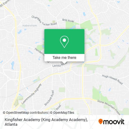 Mapa de Kingfisher Academy (King Academy Academy)