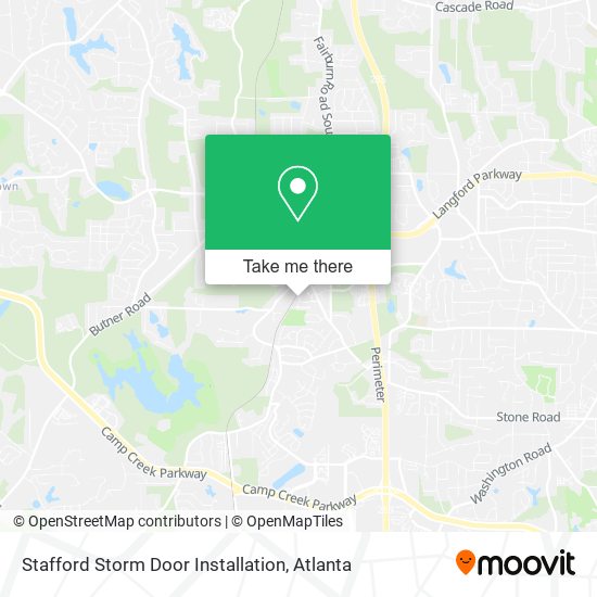 Stafford Storm Door Installation map