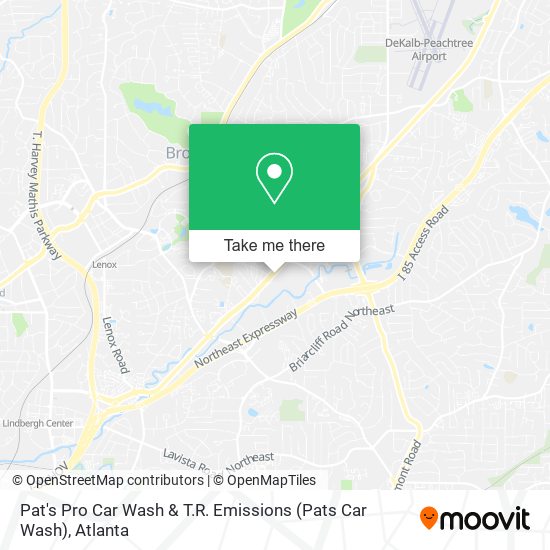 Mapa de Pat's Pro Car Wash & T.R. Emissions (Pats Car Wash)