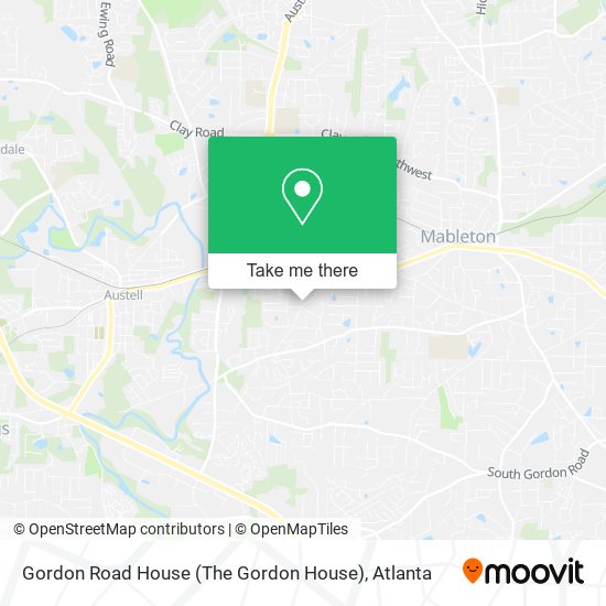 Mapa de Gordon Road House (The Gordon House)