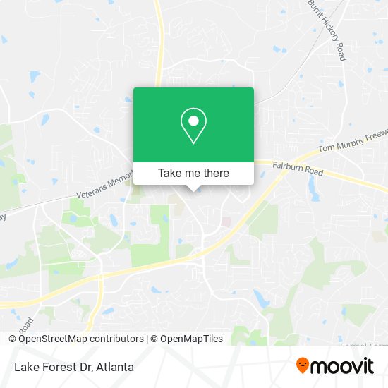 Mapa de Lake Forest Dr