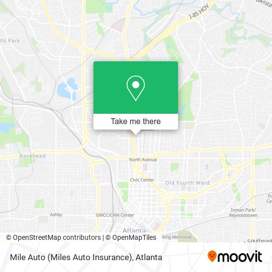 Mile Auto (Miles Auto Insurance) map