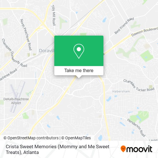 Crista Sweet Memories (Mommy and Me Sweet Treats) map