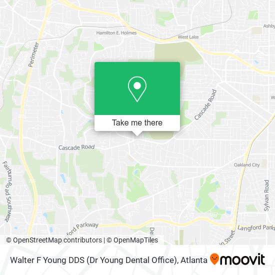 Mapa de Walter F Young DDS (Dr Young Dental Office)