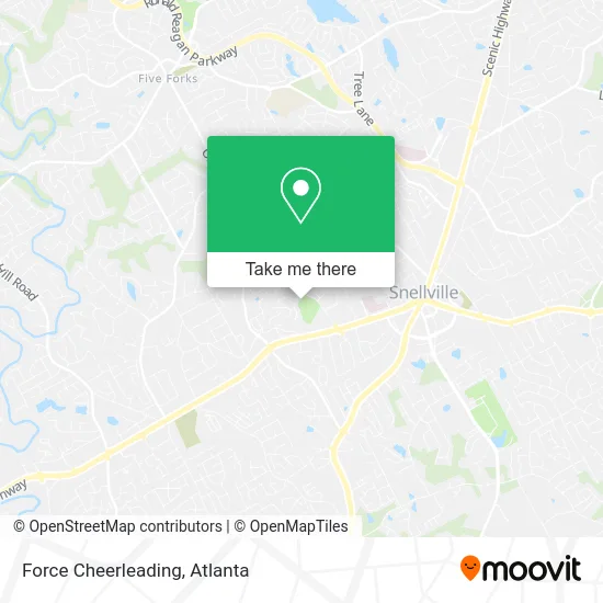 Force Cheerleading map