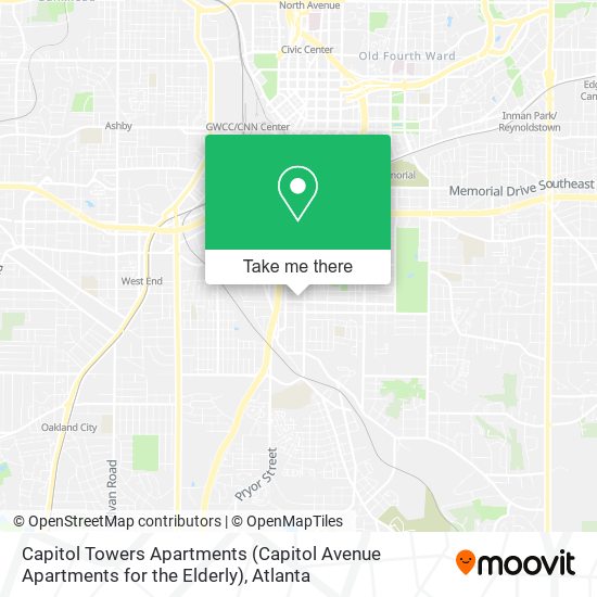 Mapa de Capitol Towers Apartments (Capitol Avenue Apartments for the Elderly)