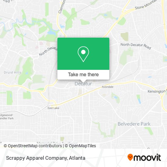 Scrappy Apparel Company map